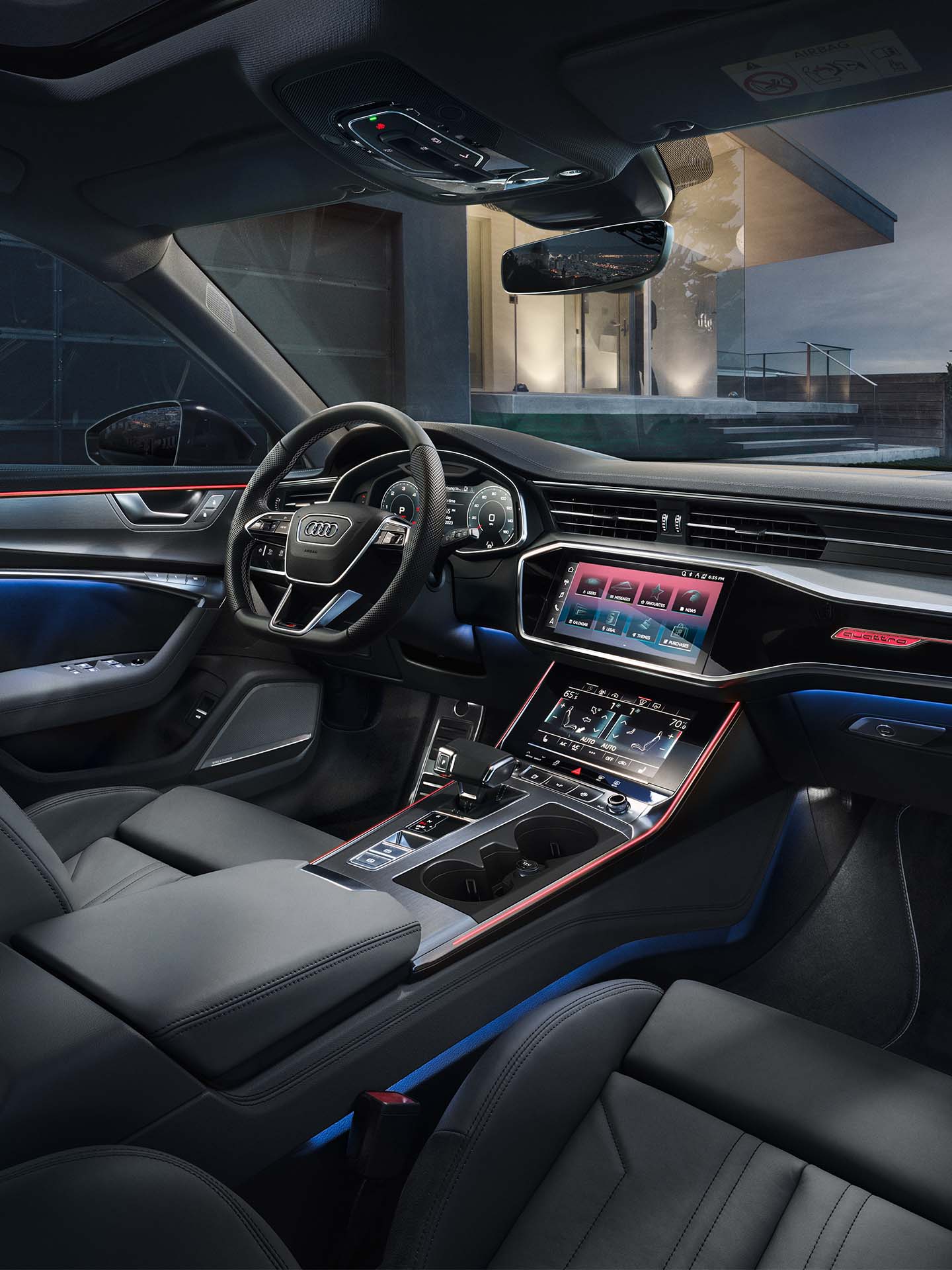 Cockpit med Audi MMI system